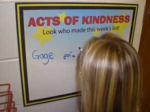 Acts of Kindess Dry Erase Sign